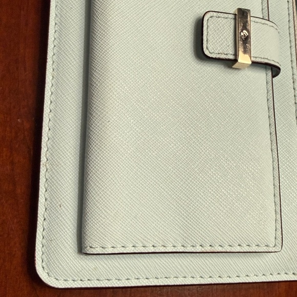 Kate Spade Light Blue Wristlet Wallet - Picture 8 of 11